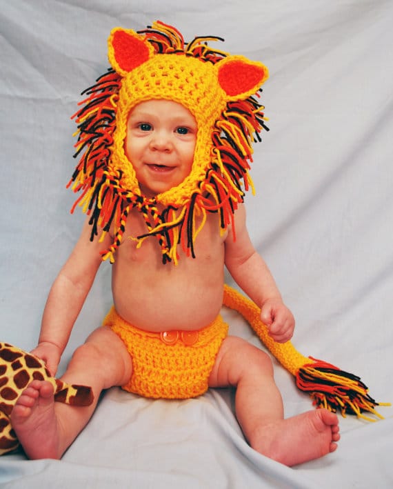 Infant Photo Prop: Lion by Hatt Street on Katie Crafts