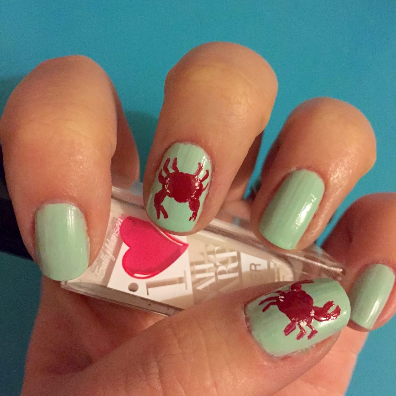 Crab Nail Art Katie Crafts Crafting, Sewing, Recipes and More!